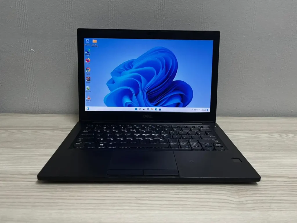 Dell Latitude 7290 front view with display open